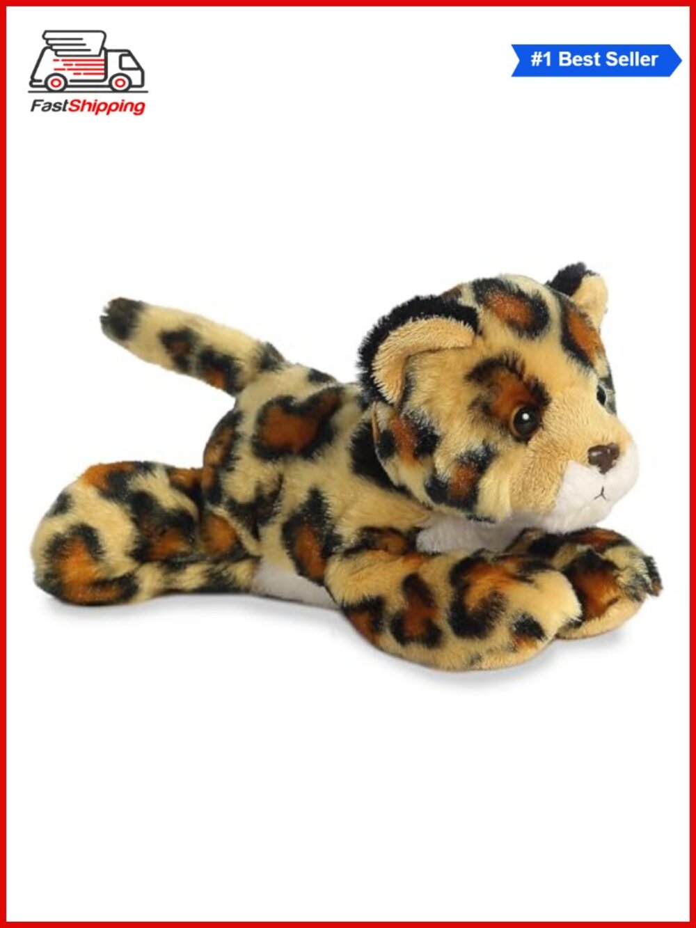 Mini Flopsie Jaguar Stuffed Animal Plush 8" Bean Filled Toy